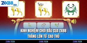 Kinh Nghiệm Chơi Bầu Cua ZX88 Thắng Lớn Từ Cao Thủ 
